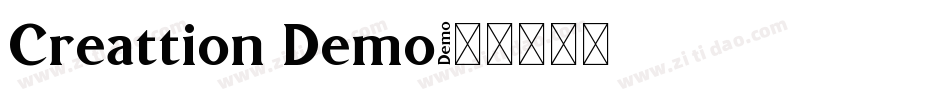 Creattion Demo字体转换